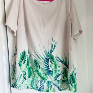 Tropical Leaves Blouse